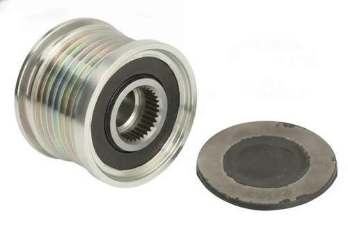 Alternator clutch pulley