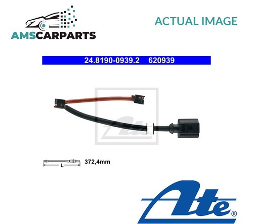 Brake pad wear sensor warning - wear,