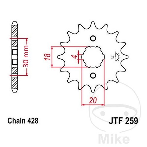Sprocket for daelim - for, vc