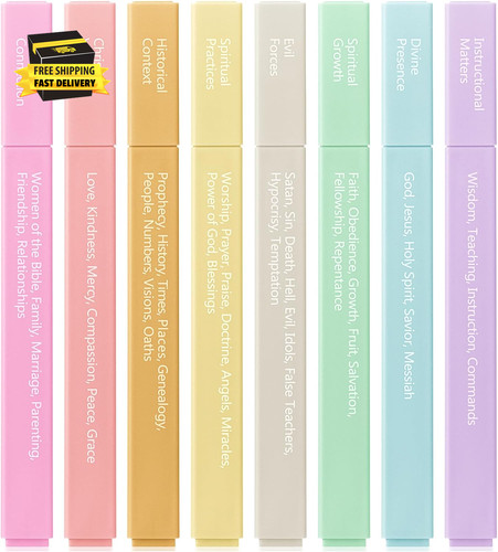 Bible highlighters with - bible,