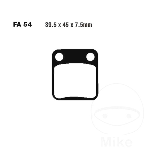 Ebc brake pads 1 - brake, 1-pack