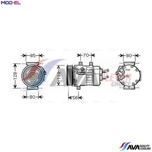 Compressor air conditioning - compressor,