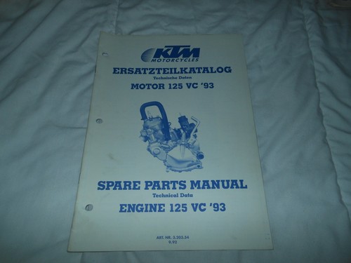 Ktm oem 125 - vc, 1993