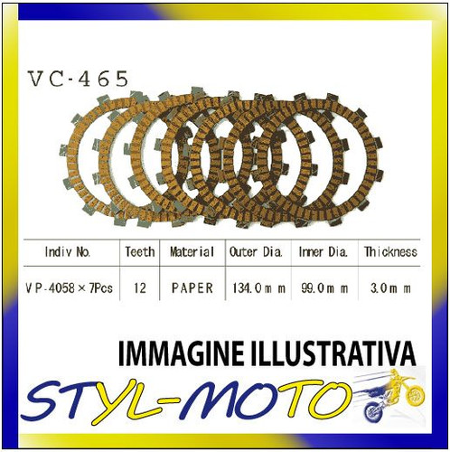 Clutch cork disc - disc, vesrah
